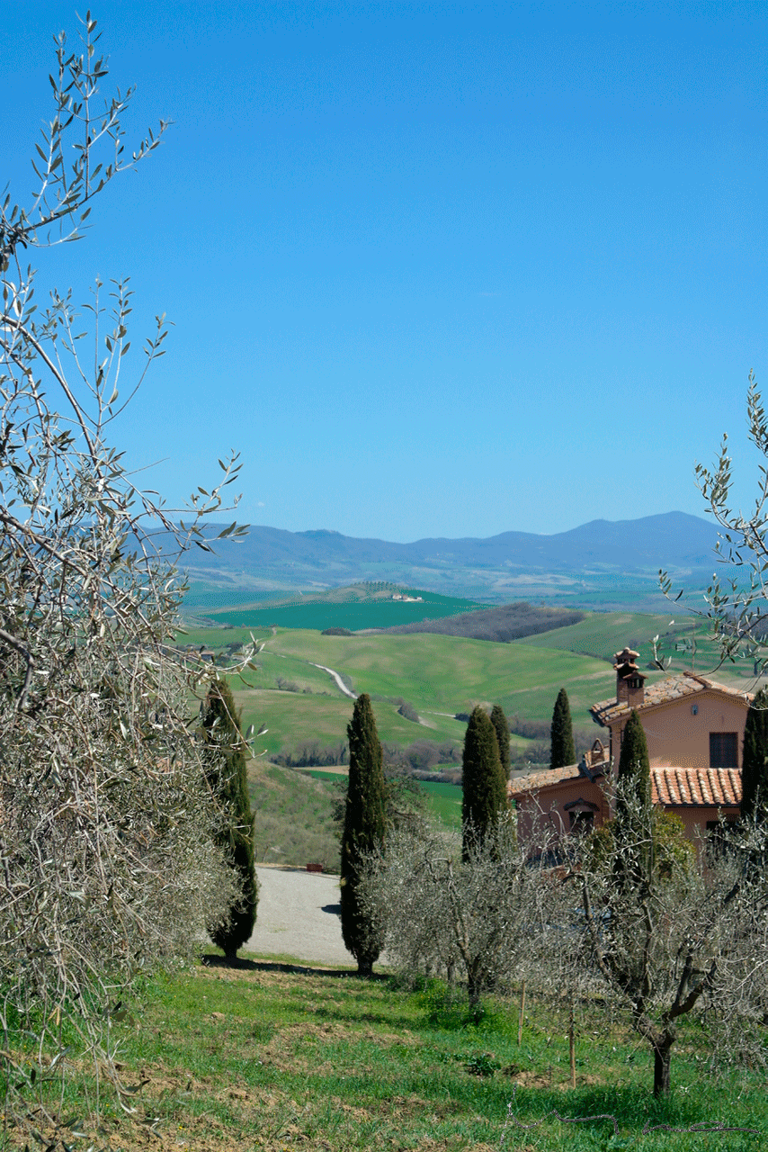 Toscana maisema